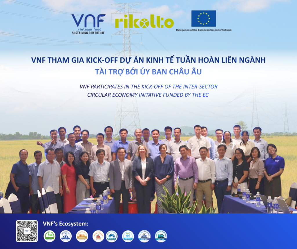 Vietnam Food Joint Stock Company (VNF) joins EU-funded initiative to advance the circular economy in the shrimp, rice and coffee industries